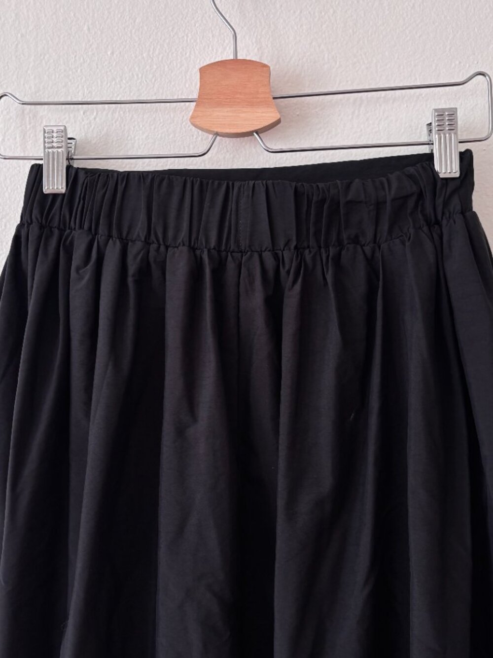 Mare Mare x Anthropologie A-Line Midi Skirt in Black - Picture 7 of 9